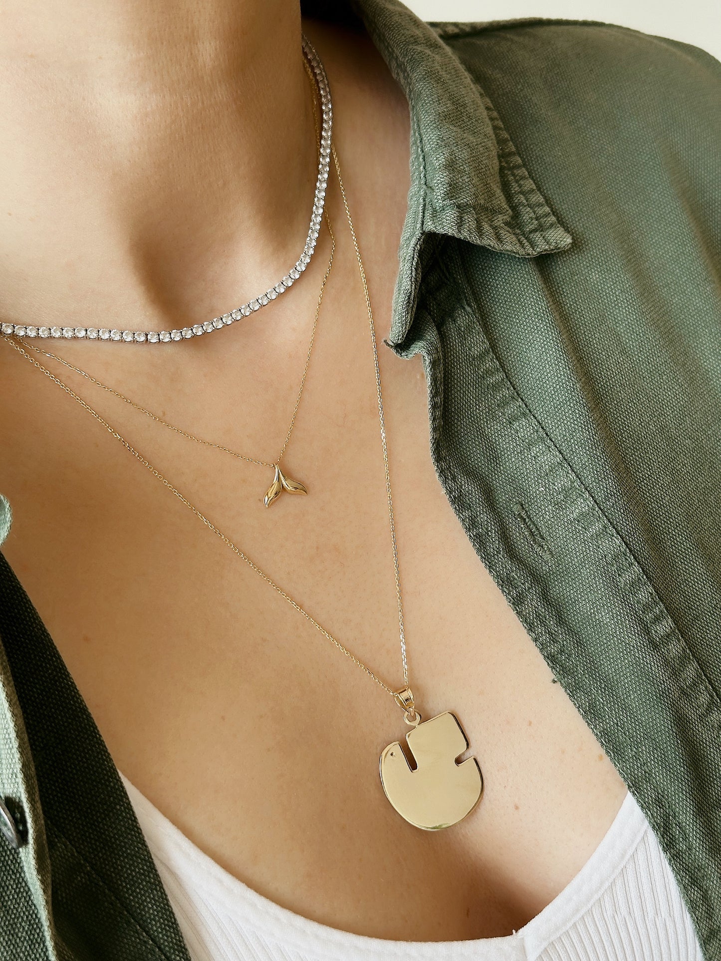 14K Solid Gold Soul Necklace, 14k Solid Gold Sielulintu - Finnish Soul Bird Pendant