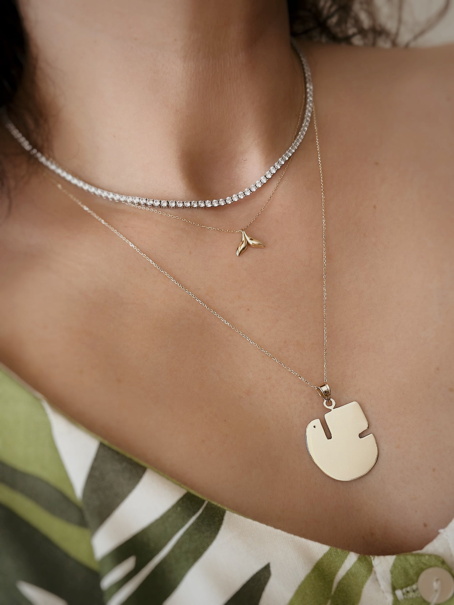 14K Solid Gold Soul Necklace, 14k Solid Gold Sielulintu - Finnish Soul Bird Pendant