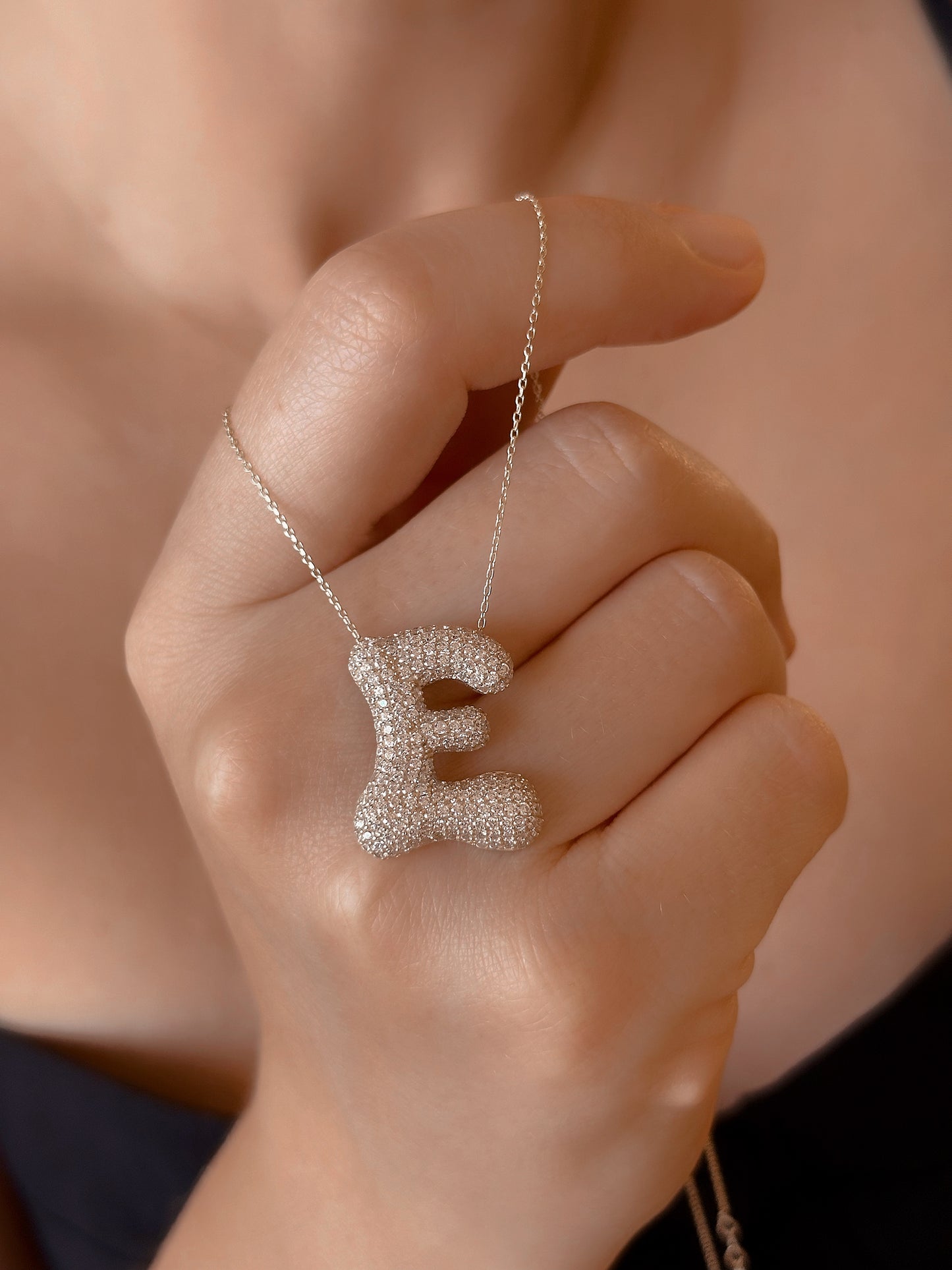 14K Gold Initial Necklace