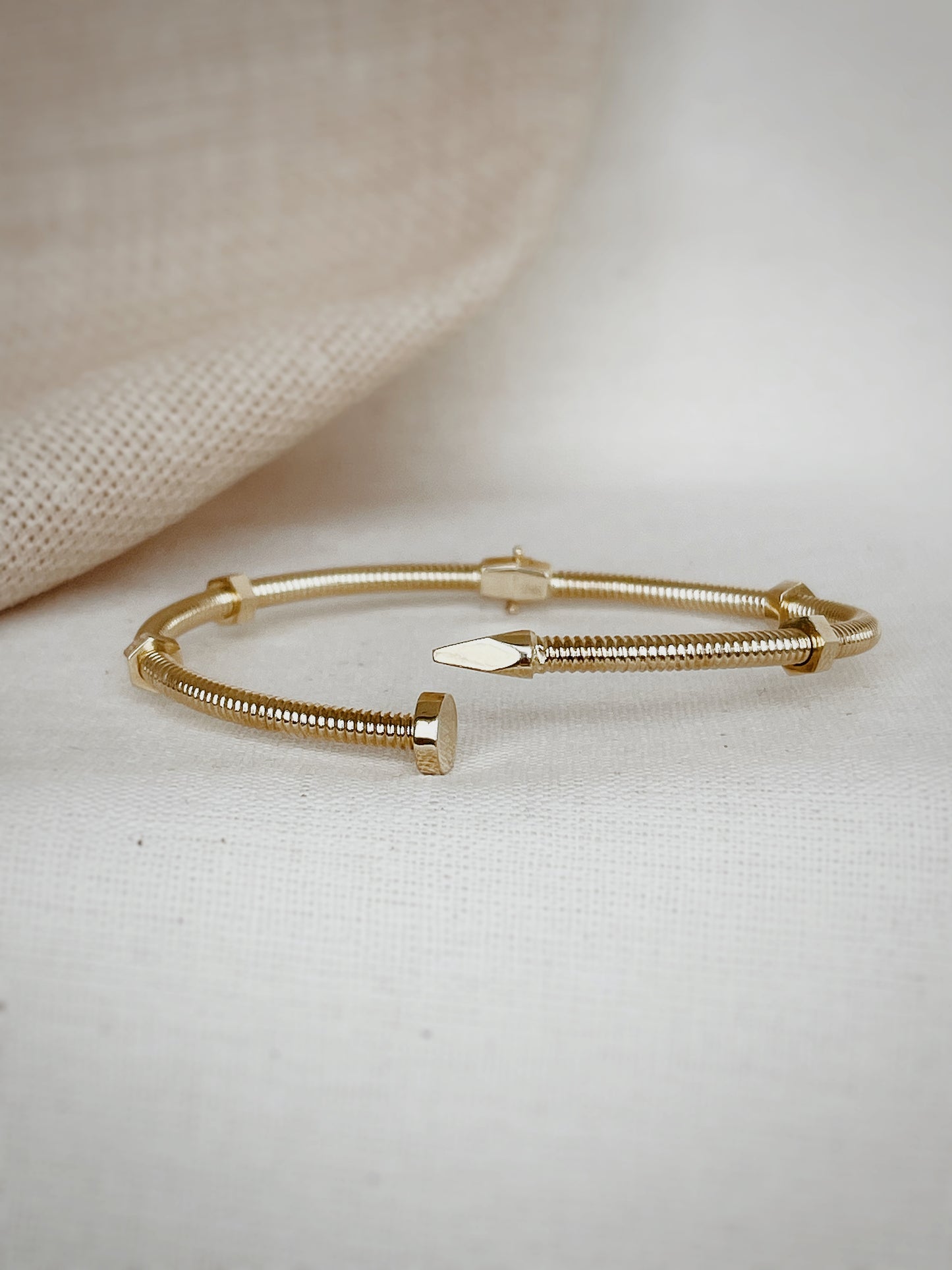 14k Bangle Bracelet, Twisted Bracelets