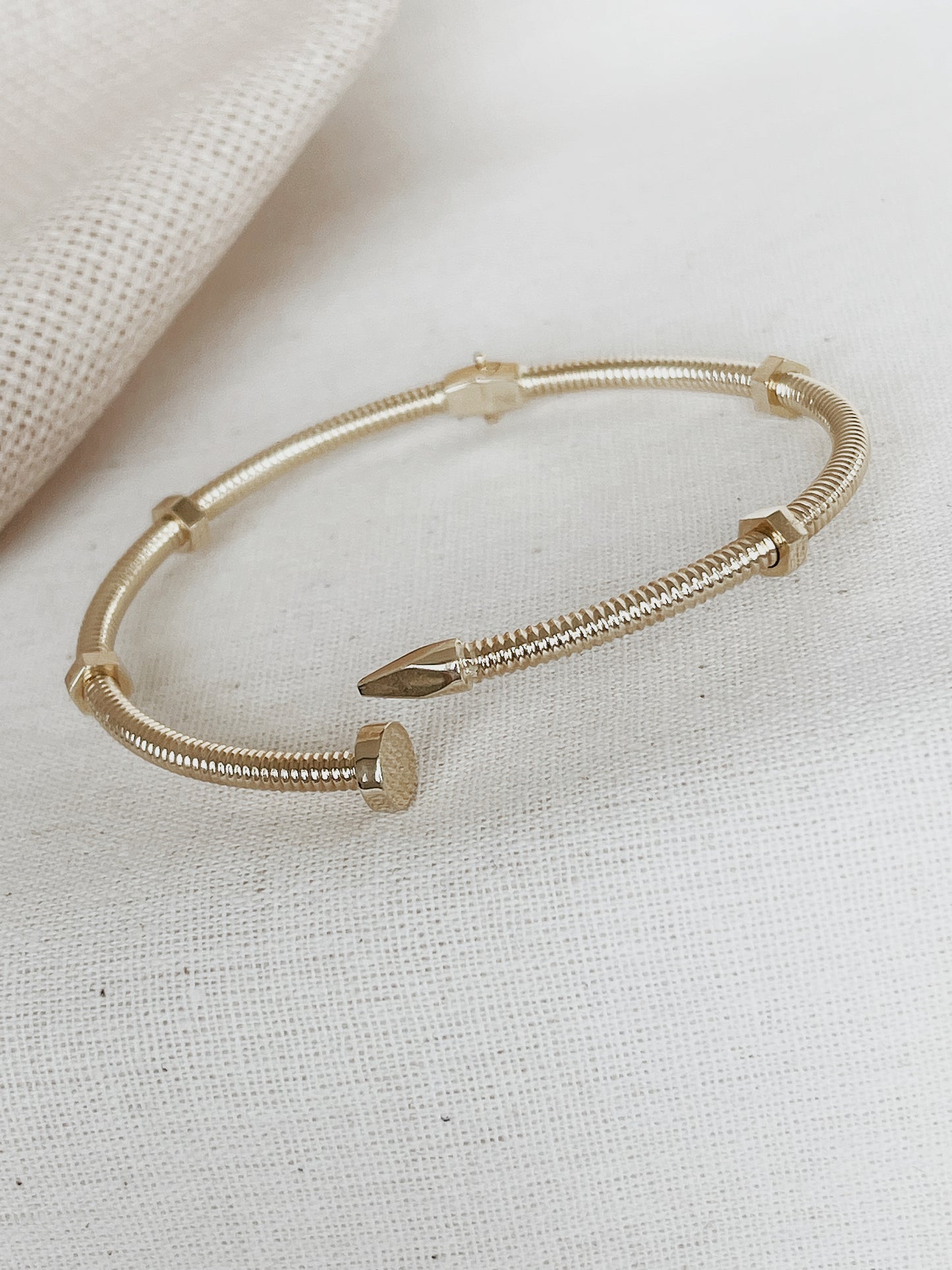 14k Bangle Bracelet, Twisted Bracelets