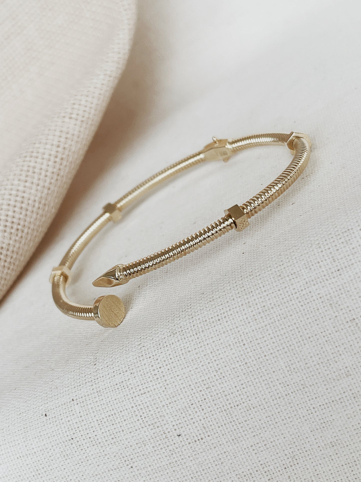 14k Bangle Bracelet, Twisted Bracelets