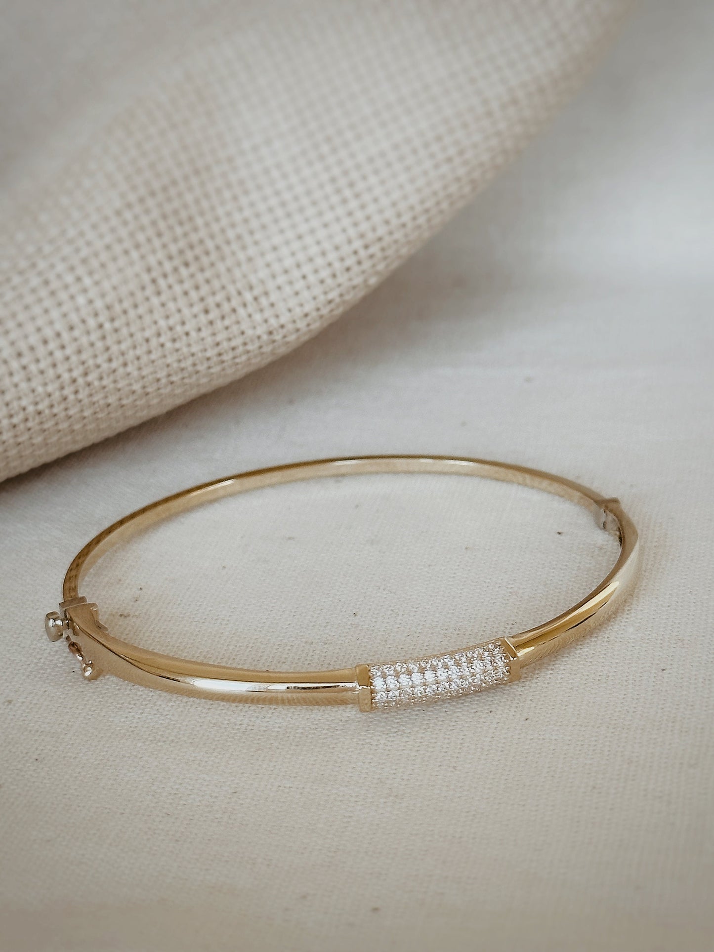 Classic Gold Bracelet, Custom Gold Bangle